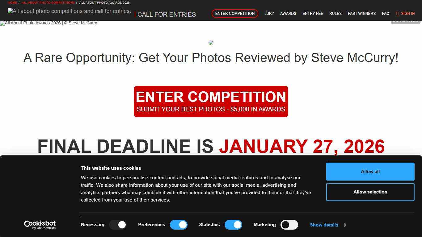 All About Photo Awards 2026, Photo Contest, Photography Competition